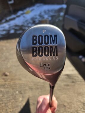 Boom Boom Parallax Golf Wood - Metallic Pink